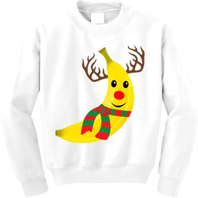 Banana Lover Xmas Gift Ugly Banana Christmas Sweater Kids Sweatshirt