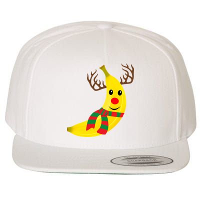 Banana Lover Xmas Gift Ugly Banana Christmas Sweater Wool Snapback Cap