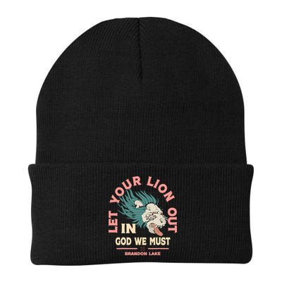 Brandon Let Your Lion Out We Must Merch Lake Beanie