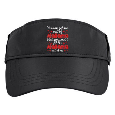 Bama Love You CanT Get The Alabama Out Of Me Adult Drive Performance Visor