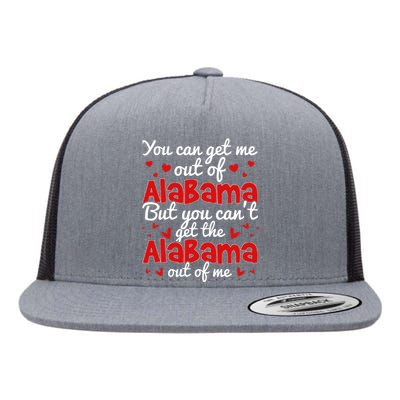 Bama Love You CanT Get The Alabama Out Of Me Flat Bill Trucker Hat