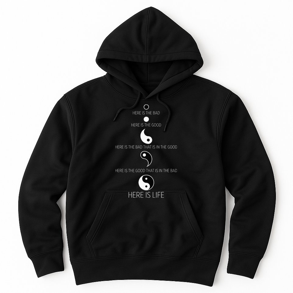 Buddist Life Yin Yang Hoodie