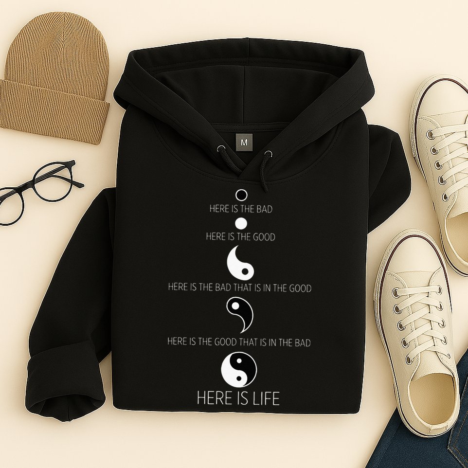 Buddist Life Yin Yang Hoodie