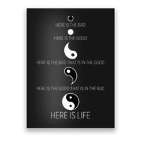 Buddist Life Yin Yang Poster