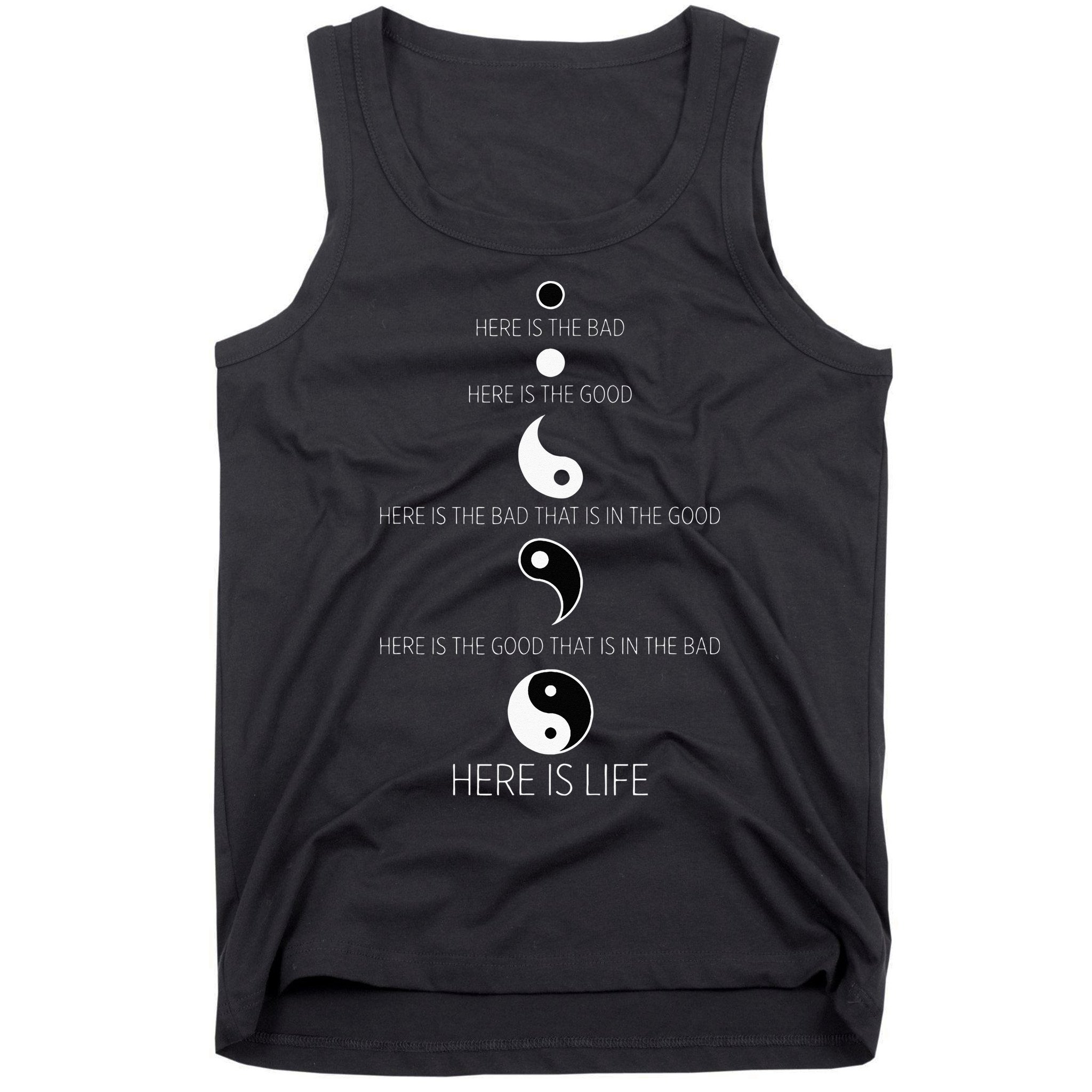 Buddist Life Yin Yang Tank Top