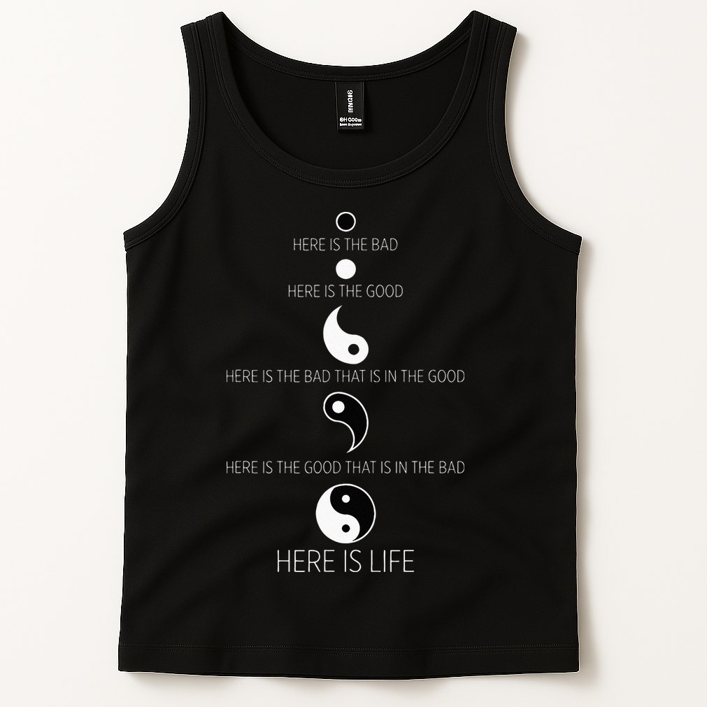 Buddist Life Yin Yang Tank Top
