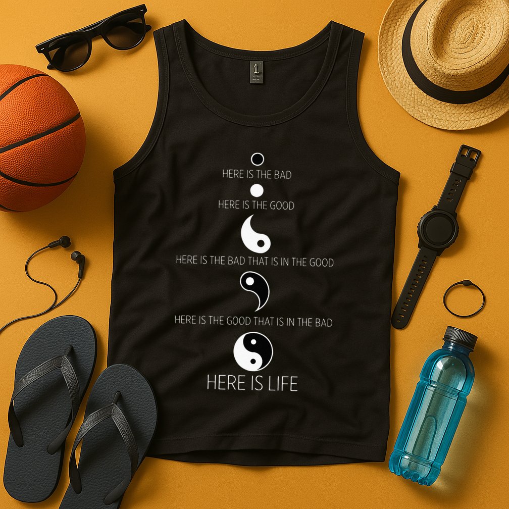 Buddist Life Yin Yang Tank Top