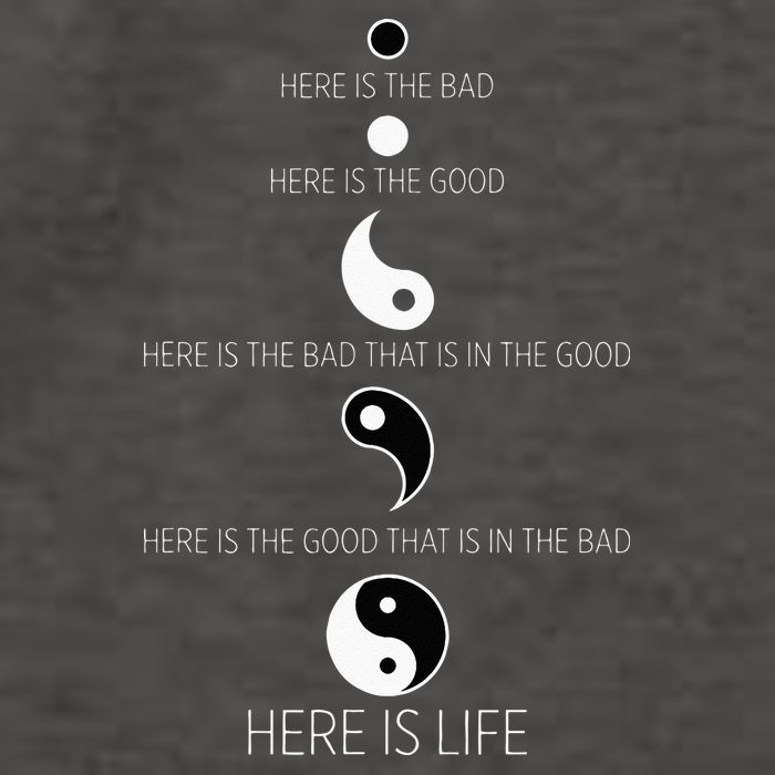 Buddist Life Yin Yang Vector Backpack