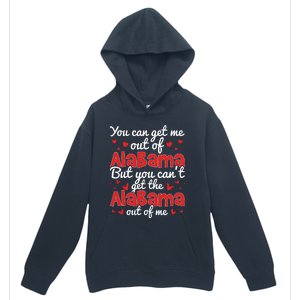 Bama Love You Cant Get The Alabama Out Of Me Urban Pullover Hoodie