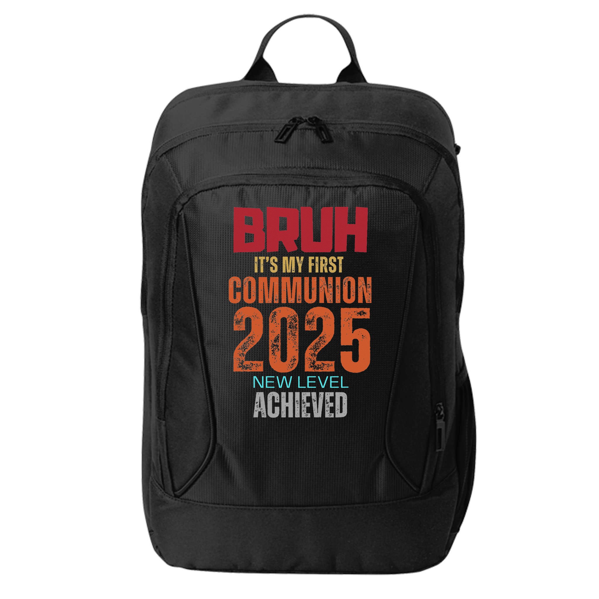 Bruh My 1st First Communion 2025 Video Game City Backpack