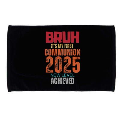 Bruh My 1st First Communion 2025 Video Game Microfiber Hand Towel