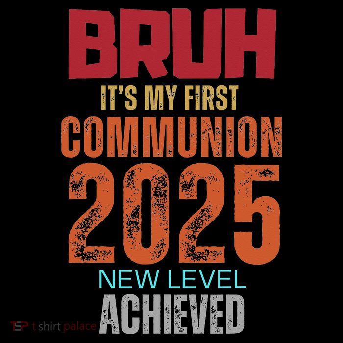 Bruh My 1st First Communion 2025 Video Game Short Acrylic Beanie