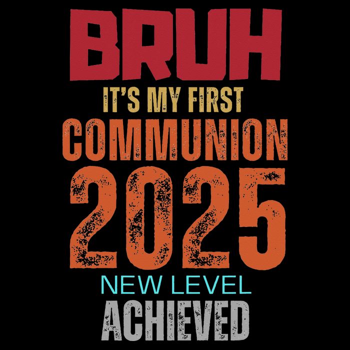 Bruh My 1st First Communion 2025 Video Game Zip Tote Bag