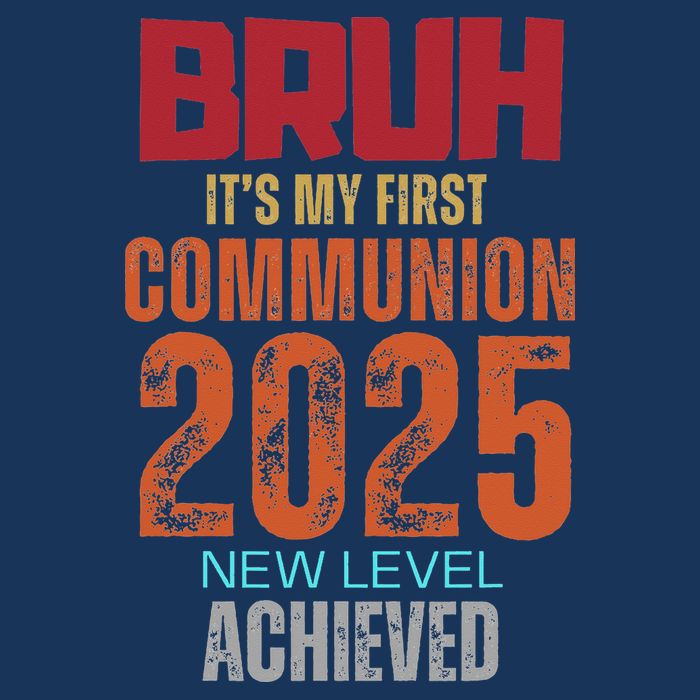 Bruh My 1st First Communion 2025 Video Game Infant Baby Jersey Bodysuit