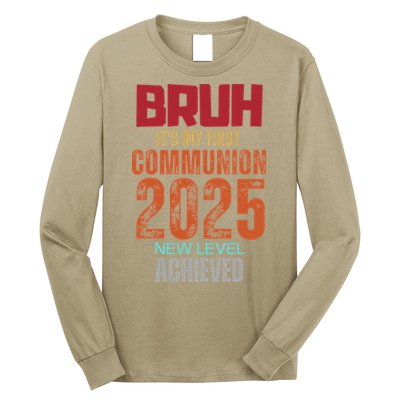 Bruh My 1st First Communion 2025 Video Game Long Sleeve Shirt