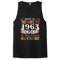 Born March 1963 Birthday Gift Made In 1963 60 Year Old Women PosiCharge Competitor Tank