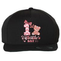 Bear My 1st Valentine's Day Gift For Girl Wool Snapback Cap