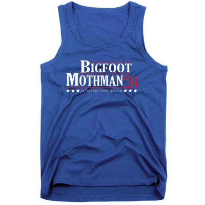 Bigfoot Mothman 2024 Cryptid President Tank Top