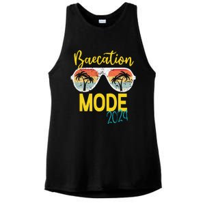 Baecations Mode 2024 Matching Couples Trip Beach Vacation Ladies PosiCharge Tri-Blend Wicking Tank