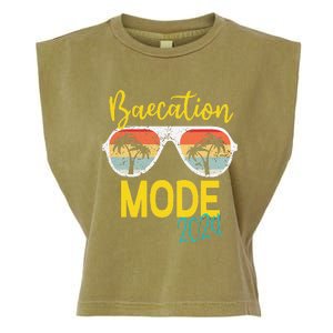 Baecations Mode 2024 Matching Couples Trip Beach Vacation Garment-Dyed Women's Muscle Tee