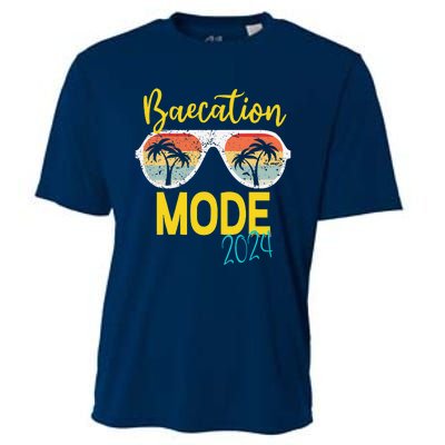 Baecations Mode 2024 Matching Couples Trip Beach Vacation Cooling Performance Crew T-Shirt