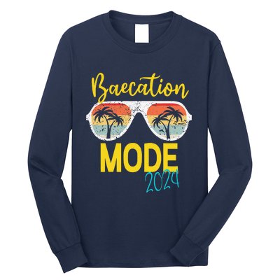 Baecations Mode 2024 Matching Couples Trip Beach Vacation Long Sleeve Shirt