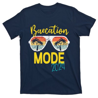 Baecations Mode 2024 Matching Couples Trip Beach Vacation T-Shirt