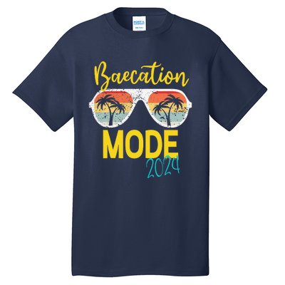 Baecations Mode 2024 Matching Couples Trip Beach Vacation Tall T-Shirt