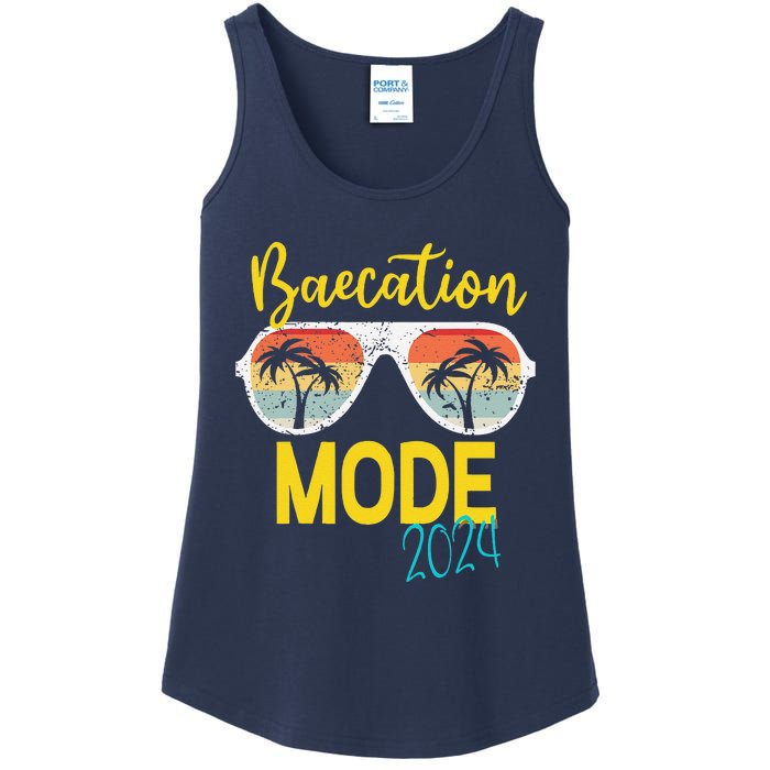 Baecations Mode 2024 Matching Couples Trip Beach Vacation Ladies Essential Tank