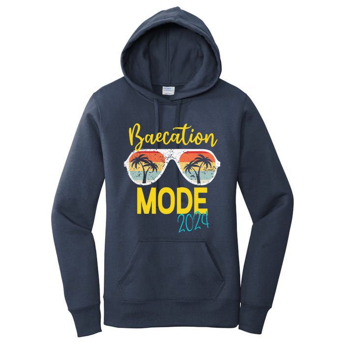 Baecations Mode 2024 Matching Couples Trip Beach Vacation Women's Pullover Hoodie