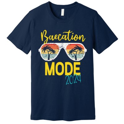 Baecations Mode 2024 Matching Couples Trip Beach Vacation Premium T-Shirt