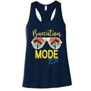 Baecations Mode 2024 Matching Couples Trip Beach Vacation Women's Racerback Tank