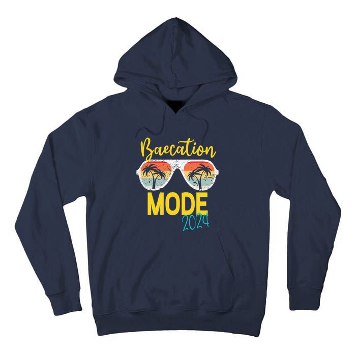 Baecations Mode 2024 Matching Couples Trip Beach Vacation Tall Hoodie