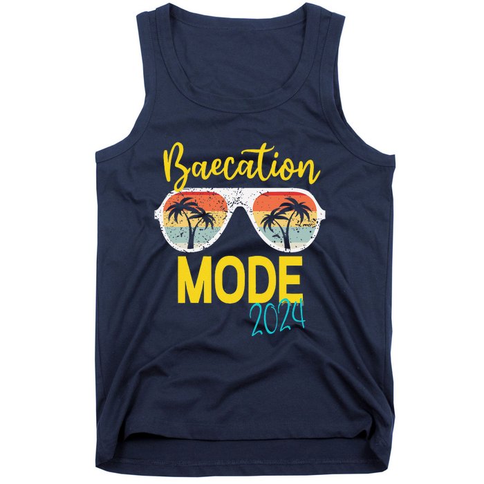 Baecations Mode 2024 Matching Couples Trip Beach Vacation Tank Top