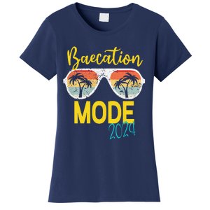 Baecations Mode 2024 Matching Couples Trip Beach Vacation Women's T-Shirt