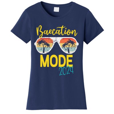 Baecations Mode 2024 Matching Couples Trip Beach Vacation Women's T-Shirt