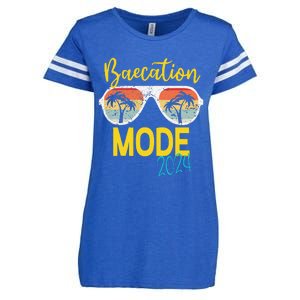 Baecations Mode 2024 Matching Couples Trip Beach Vacation Enza Ladies Jersey Football T-Shirt