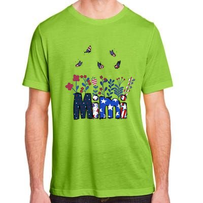 Butterflies Mimi 4th Of July Happy Usa Independence Christm Great Gift Adult ChromaSoft Performance T-Shirt