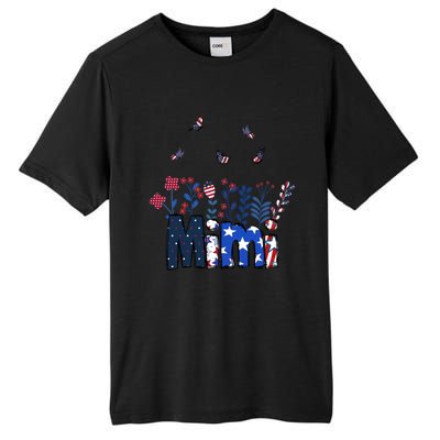 Butterflies Mimi 4th Of July Happy Usa Independence Christm Great Gift Tall Fusion ChromaSoft Performance T-Shirt