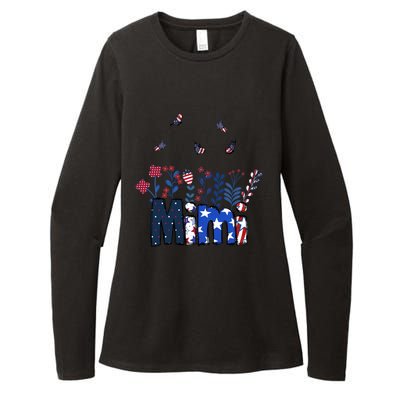 Butterflies Mimi 4th Of July Happy Usa Independence Christm Great Gift Womens CVC Long Sleeve Shirt