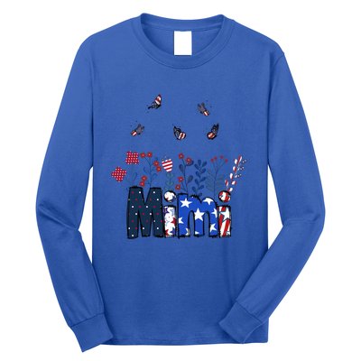 Butterflies Mimi 4th Of July Happy Usa Independence Christm Great Gift Long Sleeve Shirt