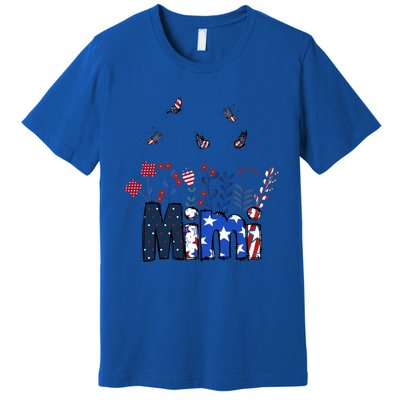 Butterflies Mimi 4th Of July Happy Usa Independence Christm Great Gift Premium T-Shirt