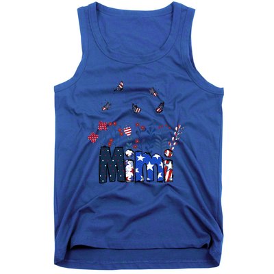 Butterflies Mimi 4th Of July Happy Usa Independence Christm Great Gift Tank Top