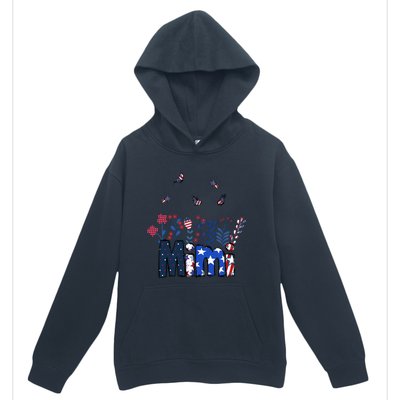 Butterflies Mimi 4th Of July Happy Usa Independence Christm Great Gift Urban Pullover Hoodie