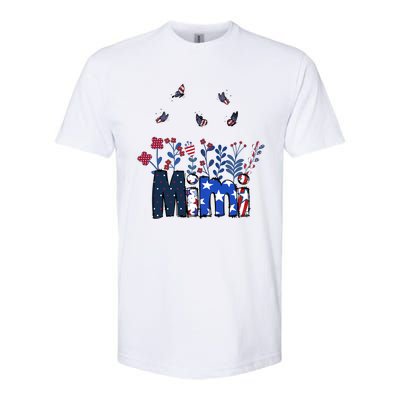 Butterflies Mimi 4th Of July Happy Usa Independence Christm Great Gift Softstyle CVC T-Shirt