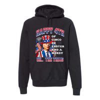 Biden Merry 4th The Thing Confused Joe Biden 4th Of July Premium Hoodie