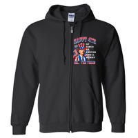 Biden Merry 4th The Thing Confused Joe Biden 4th Of July Full Zip Hoodie