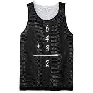 Baseball Math 6 4 3 2 Double Play Cute Softball Game Mesh Reversible Basketball Jersey Tank