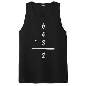 Baseball Math 6 4 3 2 Double Play Cute Softball Game PosiCharge Competitor Tank