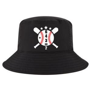 Baseball Math 6 4 3 2 Double Play Cute Softball Game Cool Comfort Performance Bucket Hat